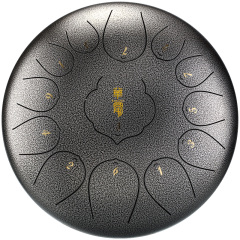Huashu STEEL TONGUE DRUM Thd Lotus Tongue Drum (13notes 12") , Carbon Steel THD lotus tongue drum (13notes 12") , carbon steel THD13-12