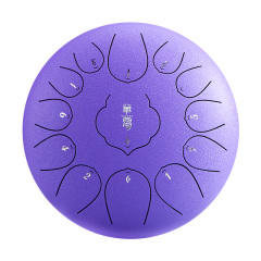 Huashu STEEL TONGUE DRUM Thd Lotus Tongue Drum (13notes 12") , Carbon Steel THD lotus tongue drum (13notes 12") , carbon steel THD13-12