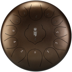 Huashu STEEL TONGUE DRUM Thd Lotus Tongue Drum (13notes 12") , Carbon Steel THD lotus tongue drum (13notes 12") , carbon steel THD13-12