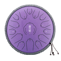 Huashu STEEL TONGUE DRUM Twl Lotus Tongue Drum (15notes 14") , Carbon Steel TWL lotus tongue drum (15notes 14") , carbon stee TWL15-14