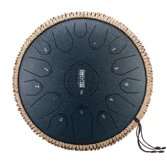 Huashu STEEL TONGUE DRUM Twl Lotus Tongue Drum (15notes 14") , Carbon Steel TWL lotus tongue drum (15notes 14") , carbon stee TWL15-14