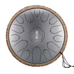 Huashu STEEL TONGUE DRUM Twl Lotus Tongue Drum (15notes 14") , Carbon Steel TWL lotus tongue drum (15notes 14") , carbon stee TWL15-14
