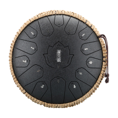 Huashu STEEL TONGUE DRUM Twh Lotus Tongue Drum (15notes 14") , Carbon Steel TWH lotus tongue drum (15notes 14") , carbon steel TWH15-14