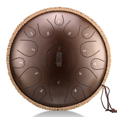 Huashu STEEL TONGUE DRUM Thl Lotus Tongue Drum (15notes 13") , Carbon Steel THL lotus tongue drum (15notes 13") , carbon steel THL15-13