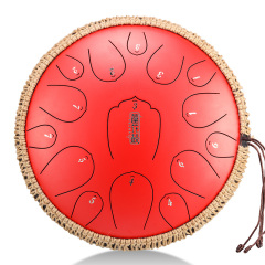 Huashu STEEL TONGUE DRUM Thl Lotus Tongue Drum (15notes 13") , Carbon Steel THL lotus tongue drum (15notes 13") , carbon steel THL15-13