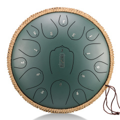 Huashu STEEL TONGUE DRUM Thl Lotus Tongue Drum (15notes 13") , Carbon Steel THL lotus tongue drum (15notes 13") , carbon steel THL15-13
