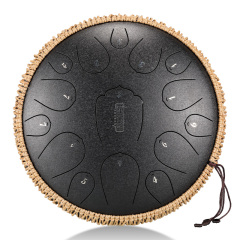 Huashu STEEL TONGUE DRUM Thl Lotus Tongue Drum (15notes 13") , Carbon Steel THL lotus tongue drum (15notes 13") , carbon steel THL15-13