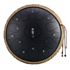 Huashu STEEL TONGUE DRUM Thd Lotus Tongue Drum (15notes 13") , Carbon Steel THD lotus tongue drum (15notes 13") , carbon steel THD15-13
