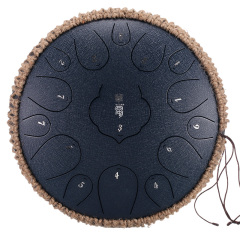 Huashu STEEL TONGUE DRUM Thd Lotus Tongue Drum (15notes 13") , Carbon Steel THD lotus tongue drum (15notes 13") , carbon steel THD15-13