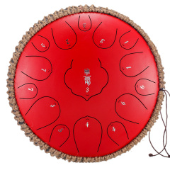 Huashu STEEL TONGUE DRUM Thd Lotus Tongue Drum (15notes 13") , Carbon Steel THD lotus tongue drum (15notes 13") , carbon steel THD15-13