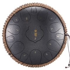 Huashu STEEL TONGUE DRUM Thd Lotus Tongue Drum (15notes 13") , Carbon Steel THD lotus tongue drum (15notes 13") , carbon steel THD15-13