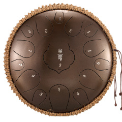 Huashu STEEL TONGUE DRUM Thd Lotus Tongue Drum (15notes 13") , Carbon Steel THD lotus tongue drum (15notes 13") , carbon steel THD15-13