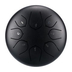 Huashu STEEL TONGUE DRUM Thd Lotus Tongue Drum (8notes 6") , Carbon Steel THD lotus tongue drum (8notes 6") , carbon steel THD8-6