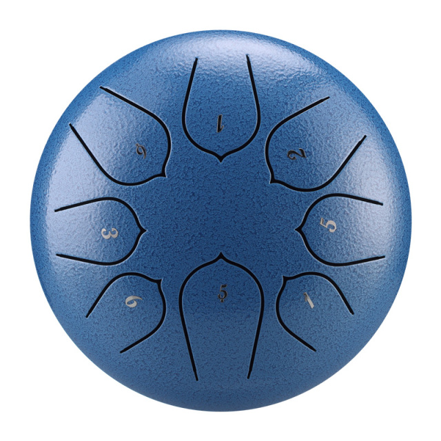 Huashu STEEL TONGUE DRUM Thd Lotus Tongue Drum (8notes 6") , Carbon Steel THD lotus tongue drum (8notes 6") , carbon steel THD8-6