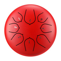 Huashu STEEL TONGUE DRUM Thd Lotus Tongue Drum (8notes 6") , Carbon Steel THD lotus tongue drum (8notes 6") , carbon steel THD8-6