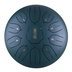 Huashu STEEL TONGUE DRUM Thl Lotus Tongue Drum (11notes 10") , Carbon Steel THL lotus tongue drum (11notes 10") , carbon steel THL11-10