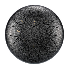 Huashu STEEL TONGUE DRUM Thd Lotus Tongue Drum (8notes 6") , Carbon Steel THD lotus tongue drum (8notes 6") , carbon steel THD8-6