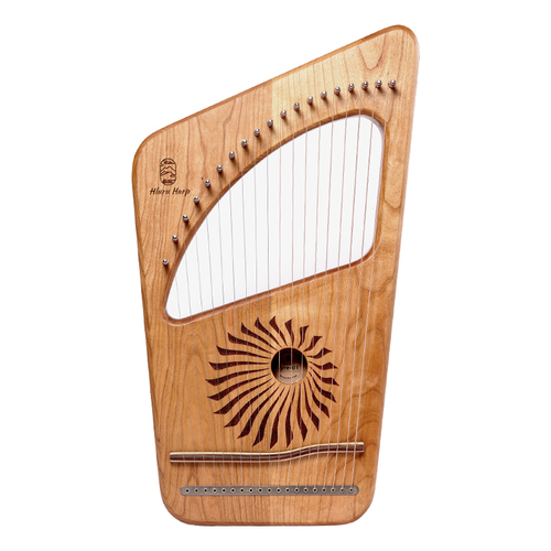 Hluru Lyre 19 Strings Earth-light Beech