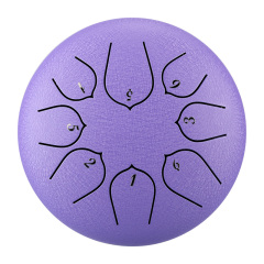 Huashu STEEL TONGUE DRUM Thd Lotus Tongue Drum (8notes 6") , Carbon Steel THD lotus tongue drum (8notes 6") , carbon steel THD8-6