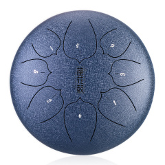 Huashu STEEL TONGUE DRUM Thl Lotus Tongue Drum (8notes 8") , Carbon Steel THL lotus tongue drum (8notes 8") , carbon steel THL8-8