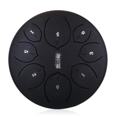 Huashu STEEL TONGUE DRUM Thl Lotus Tongue Drum (8notes 12") , Carbon Steel THL lotus tongue drum (8notes 12") , carbon steel THL8-12