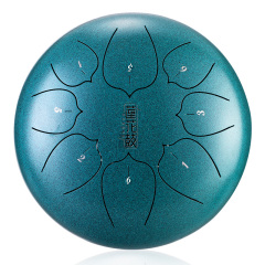 Huashu STEEL TONGUE DRUM Thl Lotus Tongue Drum (8notes 10") , Carbon Steel THL lotus tongue drum (8notes 10") , carbon steel THL8-10