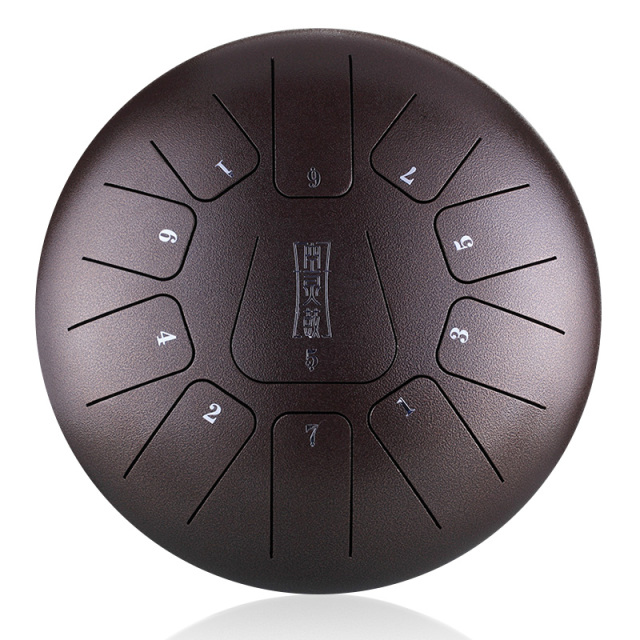 Huashu STEEL TONGUE DRUM Thf Square Tongue Drum (11notes 12") , Carbon Steel THF square tongue drum (11notes 12") , carbon steel THF11-12