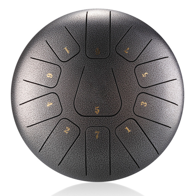 Huashu STEEL TONGUE DRUM Thf Square Tongue Drum (11notes 12") , Carbon Steel THF square tongue drum (11notes 12") , carbon steel THF11-12