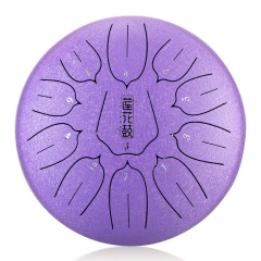 Huashu STEEL TONGUE DRUM Thl Lotus Tongue Drum (11notes 12") , Carbon Steel THL lotus tongue drum (11notes 12") , carbon steel THL11-12