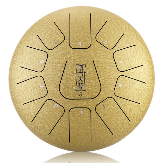 Huashu STEEL TONGUE DRUM Thf Square Tongue Drum (11notes 12") , Carbon Steel THF square tongue drum (11notes 12") , carbon steel THF11-12