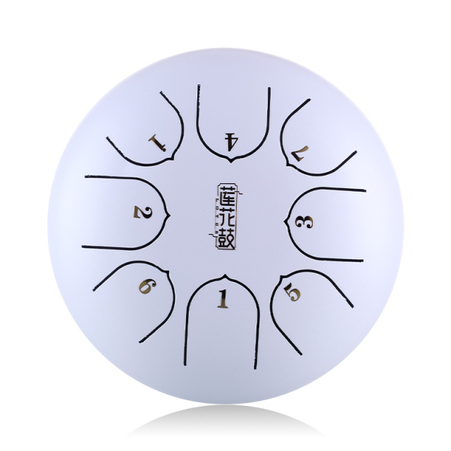 Huashu STEEL TONGUE DRUM Lotus Children Drum (8notes 6") , 304 Stainless Steel lotus Children drum (8notes 6") , 304 stainless steel TC8-6