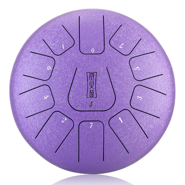 Huashu STEEL TONGUE DRUM Thf Square Tongue Drum (11notes 12") , Carbon Steel THF square tongue drum (11notes 12") , carbon steel THF11-12