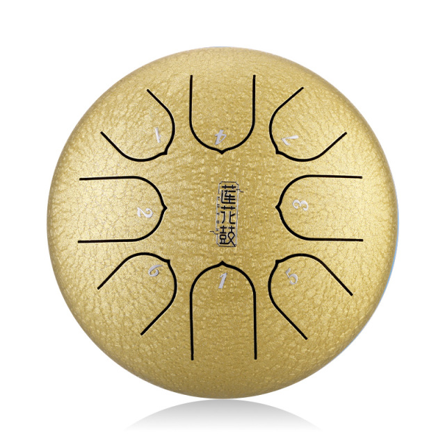 Huashu STEEL TONGUE DRUM Lotus Children Drum (8notes 6") , 304 Stainless Steel lotus Children drum (8notes 6") , 304 stainless steel TC8-6