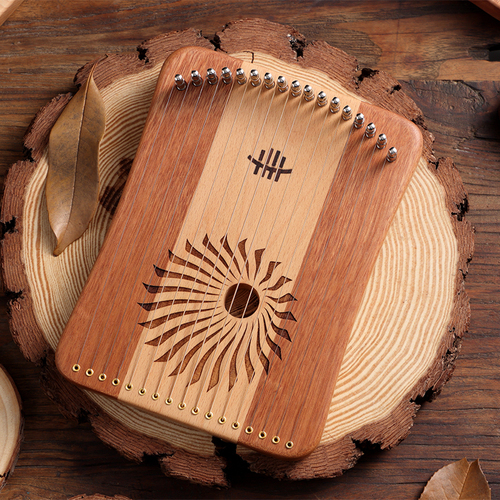 Hluru Kalyre Harpika 17 Strings Beech ＆ Sandalwood Combine KL17-BSW