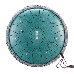 Huashu STEEL TONGUE DRUM Twl Lotus Tongue Drum (15notes 12") , Carbon Steel TWL lotus tongue drum (15notes 12") , carbon steel TWL15-12