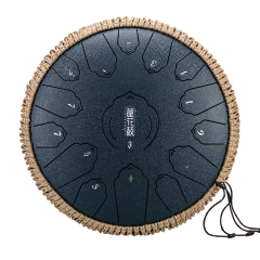 Huashu STEEL TONGUE DRUM Twl Lotus Tongue Drum (15notes 12") , Carbon Steel TWL lotus tongue drum (15notes 12") , carbon steel TWL15-12