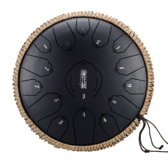 Huashu STEEL TONGUE DRUM Twl Lotus Tongue Drum (15notes 12") , Carbon Steel TWL lotus tongue drum (15notes 12") , carbon steel TWL15-12