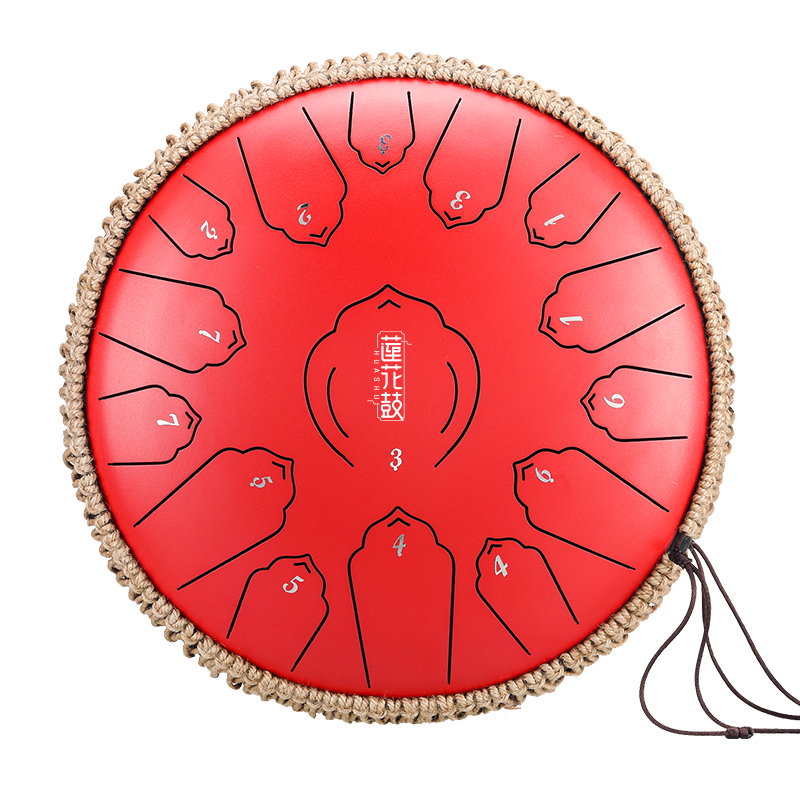 Hluru-Huashu Lotus 14インチ 15音 スリットタングドラム Floating Lotus Model Tongue Drum | Hluru Official