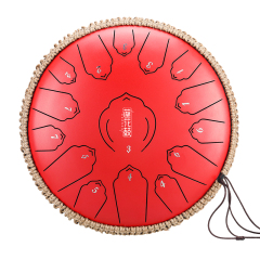 Huashu STEEL TONGUE DRUM Twl Lotus Tongue Drum (15notes 12") , Carbon Steel TWL lotus tongue drum (15notes 12") , carbon steel TWL15-12