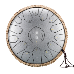 Huashu STEEL TONGUE DRUM Twl Lotus Tongue Drum (15notes 12") , Carbon Steel TWL lotus tongue drum (15notes 12") , carbon steel TWL15-12