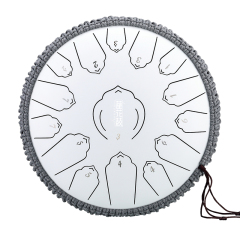 Huashu STEEL TONGUE DRUM Twl Lotus Tongue Drum (15notes 12") , Carbon Steel TWL lotus tongue drum (15notes 12") , carbon steel TWL15-12