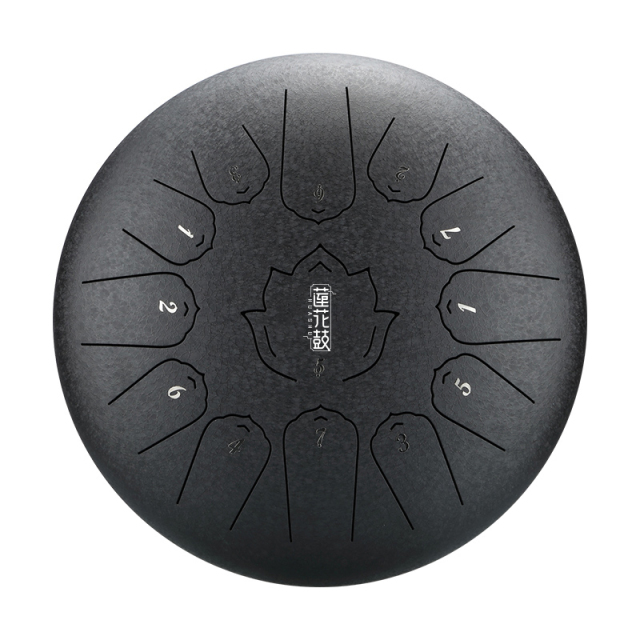 Huashu STEEL TONGUE DRUM Twh Lotus Tongue Drum (13notes 12") , Carbon Steel TWH lotus tongue drum (13notes 12") , carbon steel TWH13-12