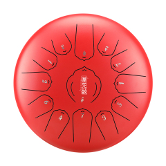 Huashu STEEL TONGUE DRUM Twr Lotus Tongue Drum (13notes 12") , Carbon Steel TWR lotus tongue drum (13notes 12") , carbon steel TWL13-12