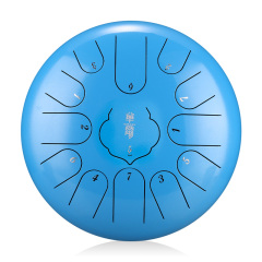 Huashu STEEL TONGUE DRUM Twr Lotus Tongue Drum (13notes 12") , Carbon Steel TWR lotus tongue drum (13notes 12") , carbon steel TWR13-12