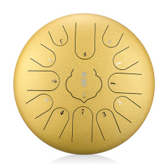 Huashu STEEL TONGUE DRUM Twr Lotus Tongue Drum (13notes 12") , Carbon Steel TWR lotus tongue drum (13notes 12") , carbon steel TWR13-12