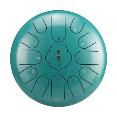 Huashu STEEL TONGUE DRUM Twr Lotus Tongue Drum (13notes 12") , Carbon Steel TWR lotus tongue drum (13notes 12") , carbon steel TWR13-12