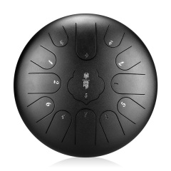 Huashu STEEL TONGUE DRUM Twr Lotus Tongue Drum (13notes 12") , Carbon Steel TWR lotus tongue drum (13notes 12") , carbon steel TWR13-12