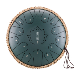 Huashu STEEL TONGUE DRUM Twh Lotus Tongue Drum (15notes 12") , Carbon Steel TWH lotus tongue drum (15notes 12") , carbon steel TWH15-12