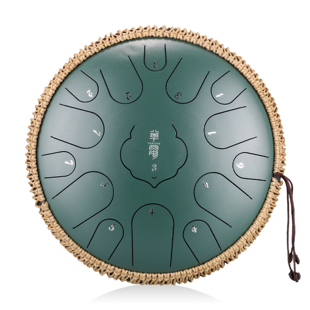 Huashu STEEL TONGUE DRUM Twr Lotus Tongue Drum (15notes 12") , Carbon Steel TWR lotus tongue drum (15notes 12") , carbon steel TWR15-12