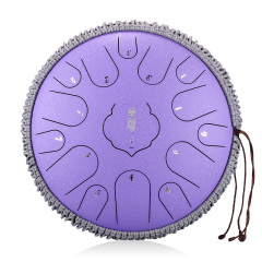 Huashu STEEL TONGUE DRUM Twr Lotus Tongue Drum (15notes 14") , Carbon Steel TWR lotus tongue drum (15notes 14") , carbon steel TWR15-14